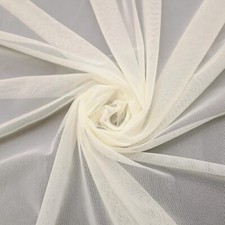 Power Mesh Fabric Stretch 4-Way Net Superfine Fabric Nylon Spandex Sheer Mesh...