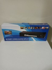"new" 8 Port Video Audio Splitter Pro Quality Vcd/dvd To Tv