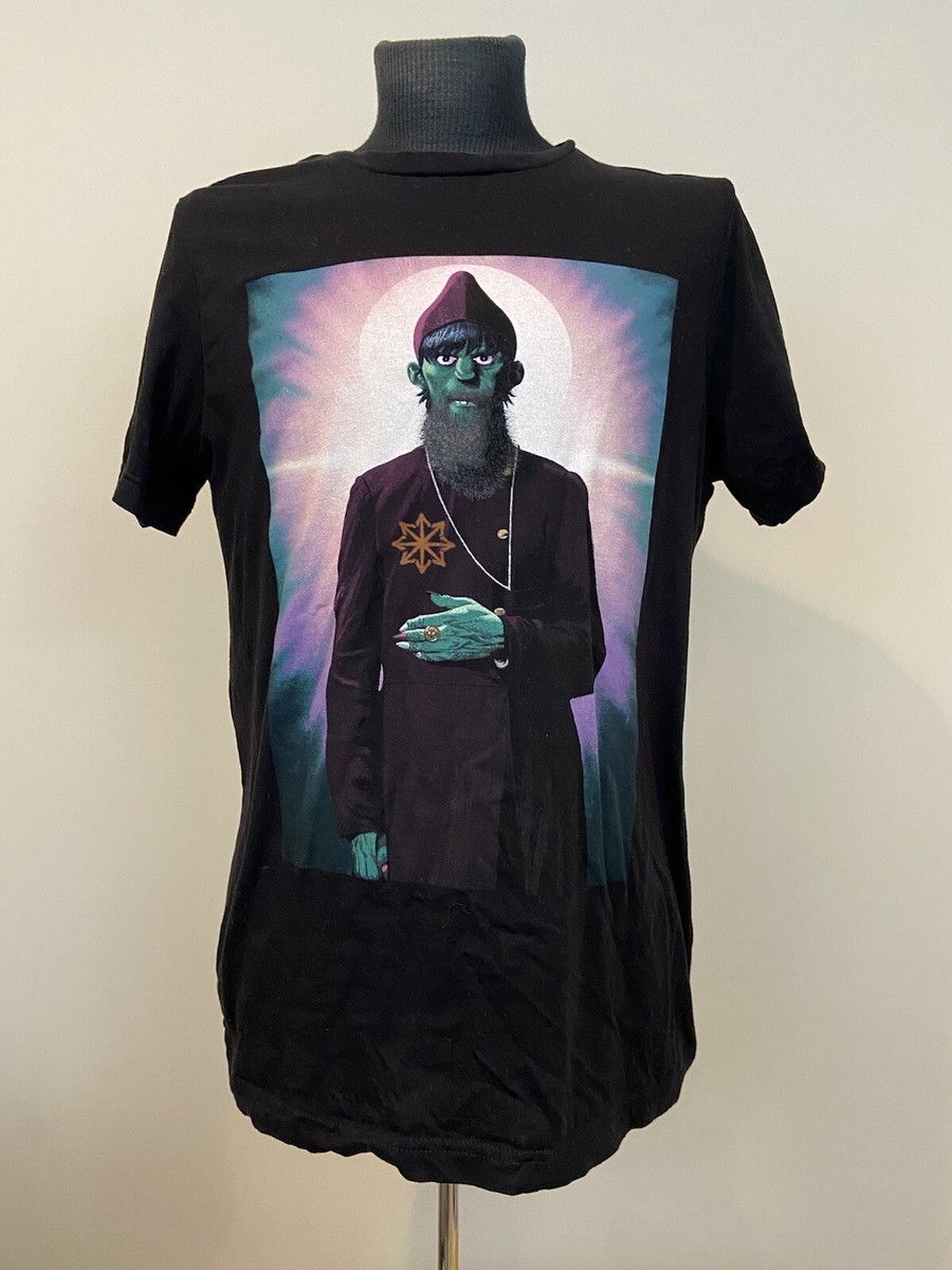 Gorillaz Men's Murdoc The Great Leader Rasputin Black Cotton T