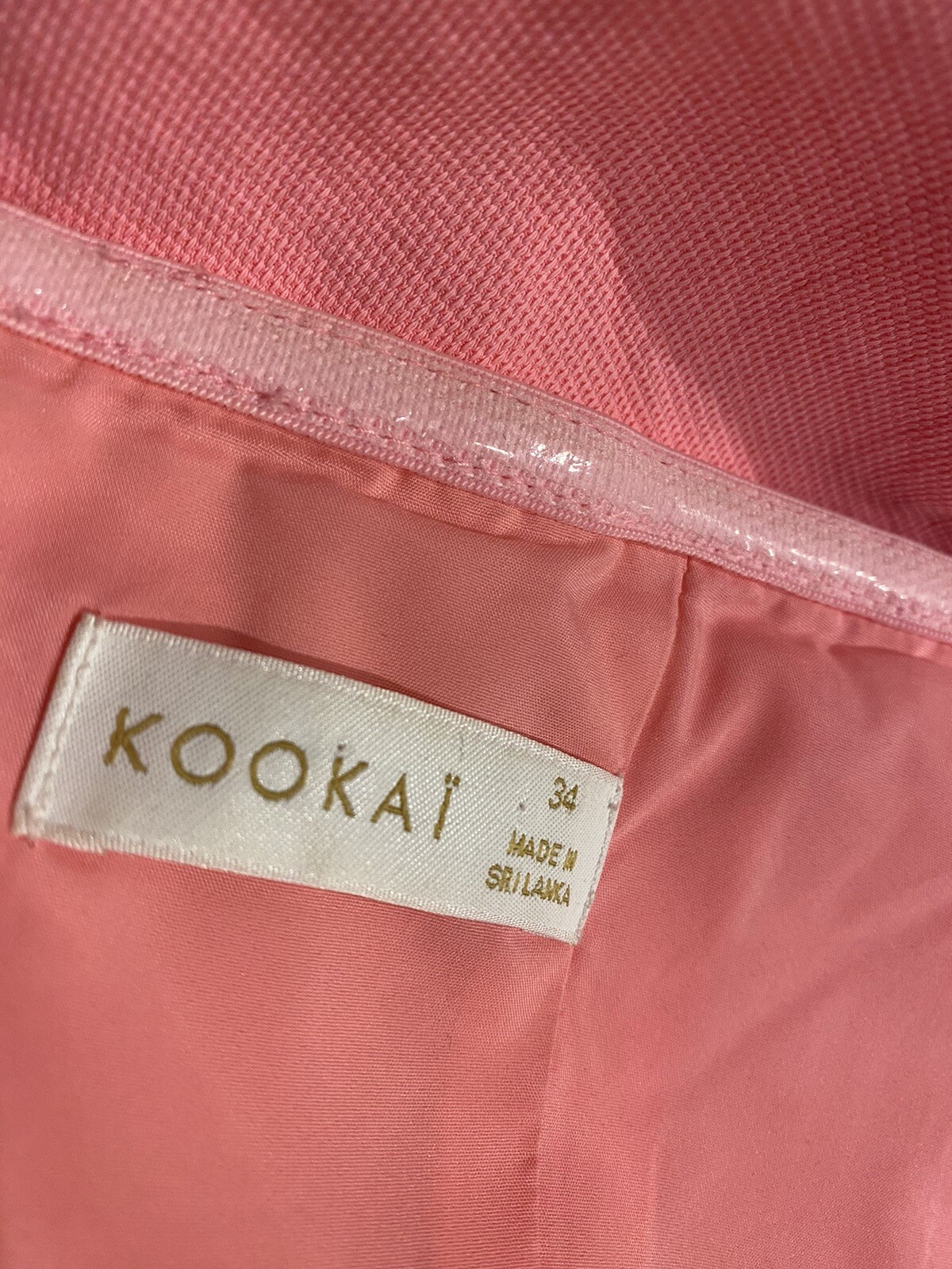 kookai pink confetti erica midi dress eBay