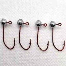 100 pcs 1/64 Lead Ball Jig Head Eagle Claw Little Nasty #8 IRISH JIG