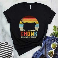 chonk cat scale meme funny retro style vintage cats memes t shirt