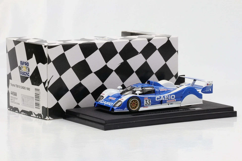 1:43 Ebbro Toyota TS010 Casio 1992 Bianco-Blu M.Sekiya, P.H.Raphanel, K. - Immagine 4 di 4