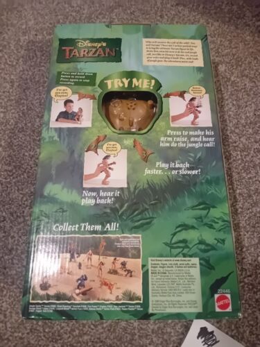 Figura de acción rara Wan*ing Disney Tarzán Rad Repeatin' Figura Disney 1999 en caja - Imagen 3 de 3