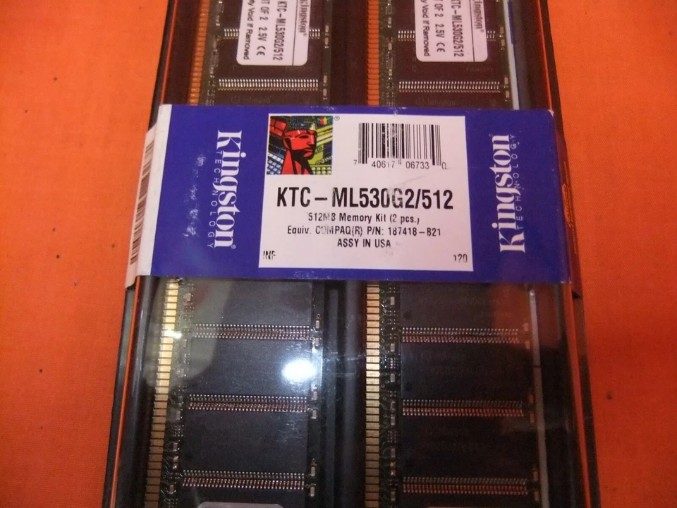 KTC-ML530G2  2GB  DDR  PC2100 266MHZ ECC REGISTERED  - Image 3 of 3