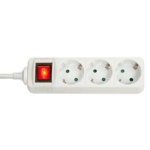 LINDY 73101 REGLETA POWER EXTENSION 3 AC OUTLET(S) INDOOR WHITE (r0e)