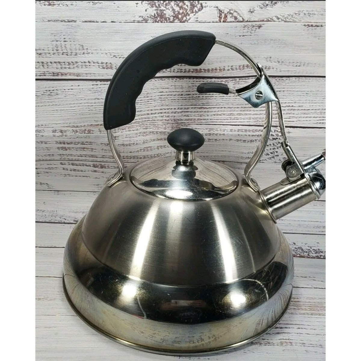 TRamontina tea kettle 18/10 stainless steel quart insulated