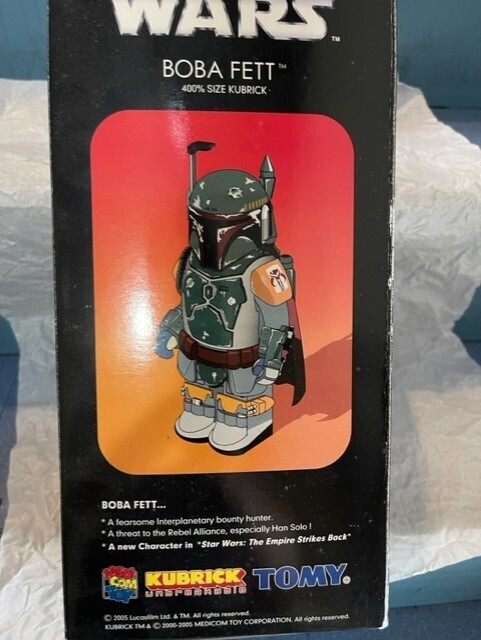 2005 KUBRICK Boba Fett Boba Fett 400% Star Wars MEDICOM TOY 2005 KUBRICK Boba Fett Boba Fett 400% Star Wars MEDICOM TOY