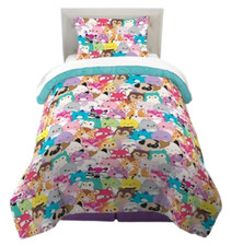 Squishmallows Kids 2pc Reversible Twin/Full Comforter Set-W24248997677