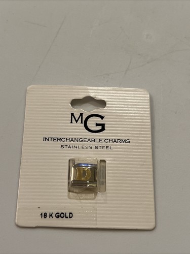 MG interchangeable stainless steel charms “D”