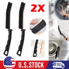 2X Hard Bristle Recess Crevice Cleaning Brush Household Tools Gap Cleaning Brush