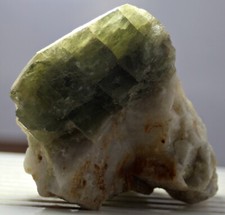 Natural Green Pargasite Crystal Specimen 224 Gm Healing Stone Afghanistan