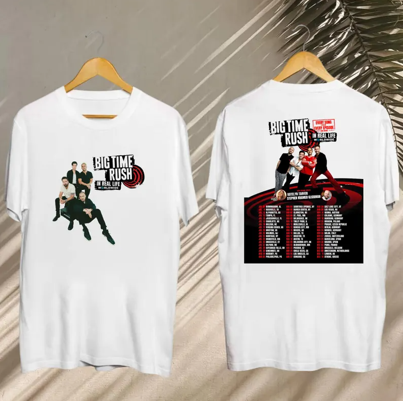 2025 Big Time Rush In Real Life Worldwide Tour Shirt – Official
