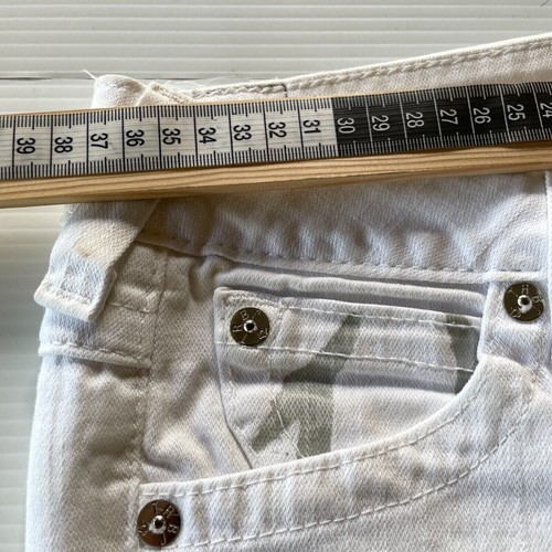 True Religion Skinny Denim Jeans Womens Size 28 Waist White Classic Casual Style - Bild 9 von 12