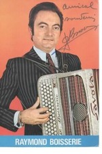 Akkordeon Raymond Boisserie Fotografie Über Karte 15 10 Mit Autogramm