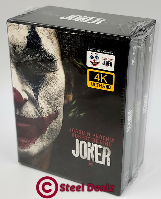 Joker 4K UHD + 2D Bluray Steelbook New/Sealed eBay