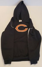 Chicago Bears Hoodie Sweatshirt, Navy NFL Team Apparel Youth Large 12/14