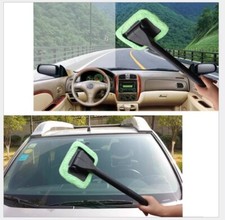 Microfiber Windshield Clean Car Auto Wiper Cleaner Glass Window Tool Brush Kit