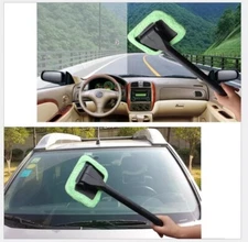 Microfiber Windshield Clean Car Auto Wiper Cleaner Glass Window Tool Brush Kit