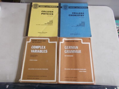 4 SCHAUM'S OUTLINE SERIES GERMAN GRAMMAR COMPLEX VARIABLES PHYSICS CHEMISTRY