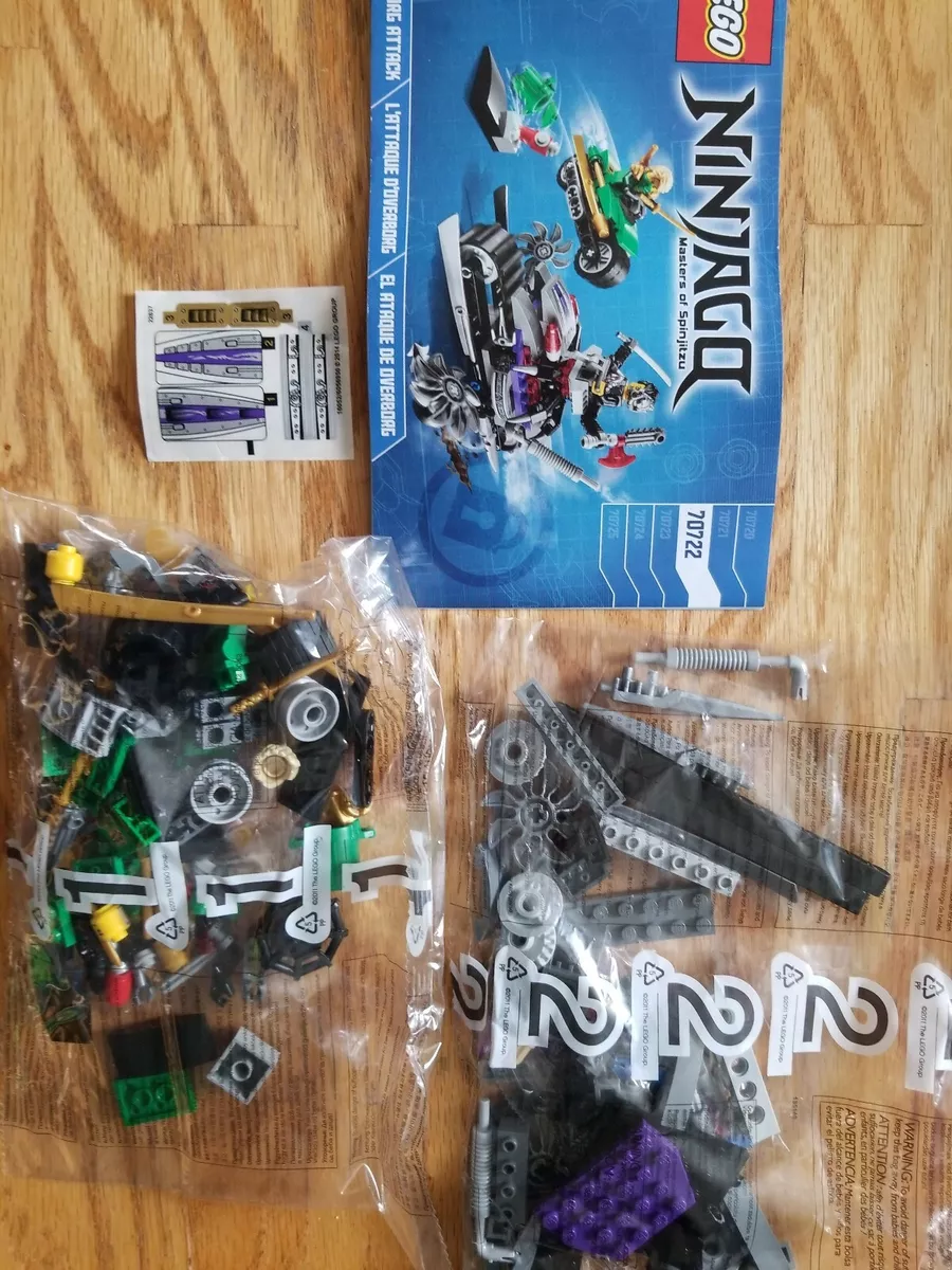 Lego ninjago Overborg Attack No box. Sealed bags
