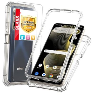 Compatible for Cricket Outlast 5G 2024 Case, AT&T Motivate Pro 5G Case, Clear