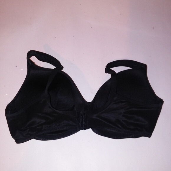 Cacique Bra 42DD Solid Black Lined Underwire - image 5