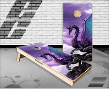 Purple Dragon Cornhole Boards Bean Bag Toss Game