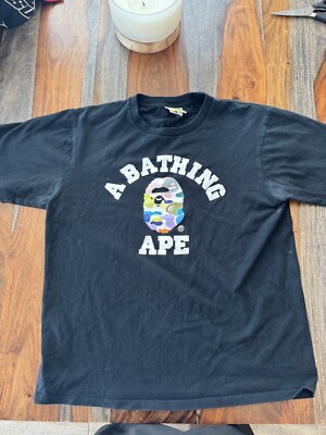 Bape Multicolor Tee Shirt Large
