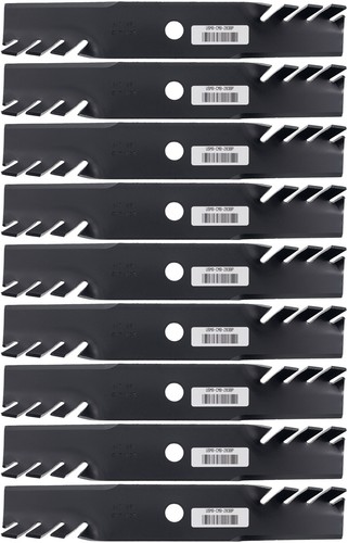 9 USA Mower Blades® Commercial Toothed for Encore® 363046, 363291 36" 52" Deck