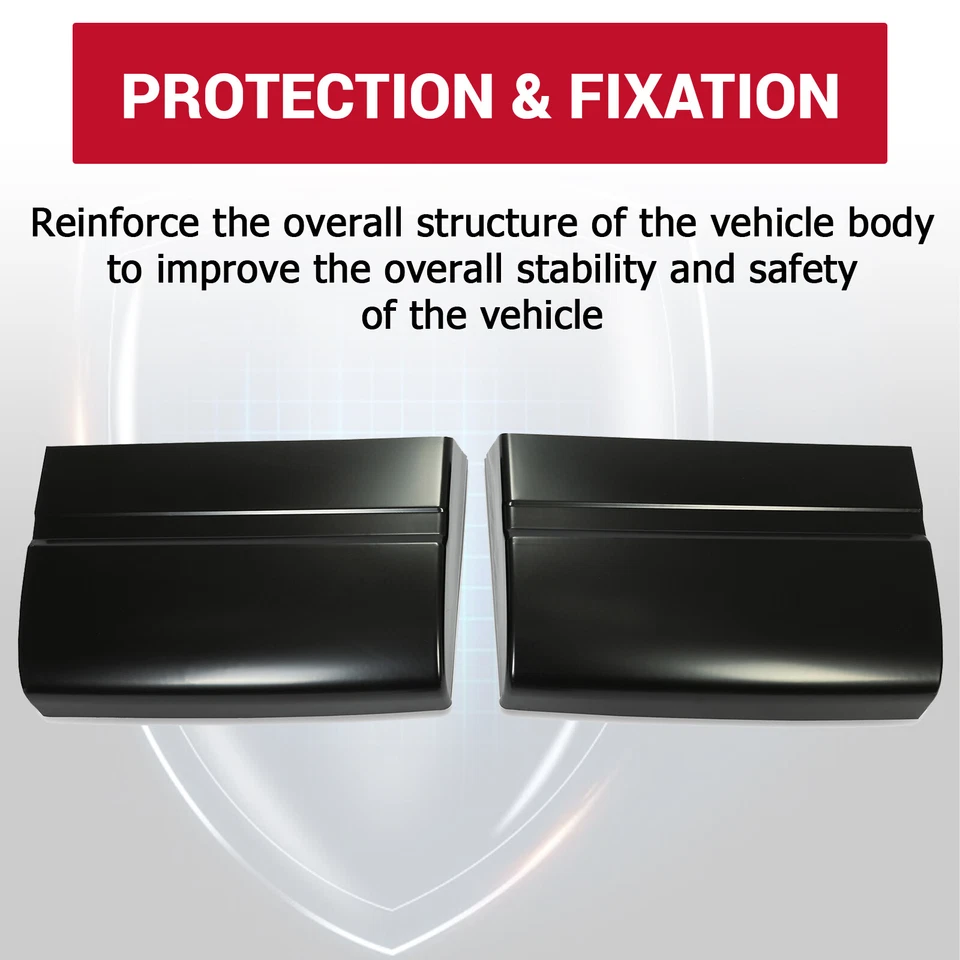 Steel Cab Corners For 88-98 Chevy GMC Pickup C/K 1500 2500 3500 2DR Extended Cab Foto 3 de 4