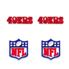 NFL San Francisco 49ers Football Team For Crocs Shoe Charms Jibbitz - 4 pieces