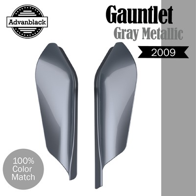 Gauntlet Gray Metallic For Harley Touring Mid Frame Air Deflectors Heat Shield