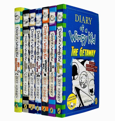Diary of a Wimpy Kid Series 12-18 Collection 7 Books Set by Jeff Kinney Meltdown - Picture 1 of 5