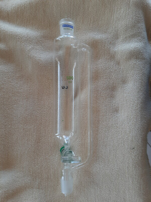 500 ml Tropftrichter NS29/32 aus Duranglas mit Druckausgleich Fabrikat:Jena Glas