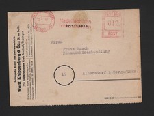 ICHTERSHAUSEN, Postkarte 1947, Wolff, Knippenberg & Co. GmbH Nadel-Stahlwaren-Fa