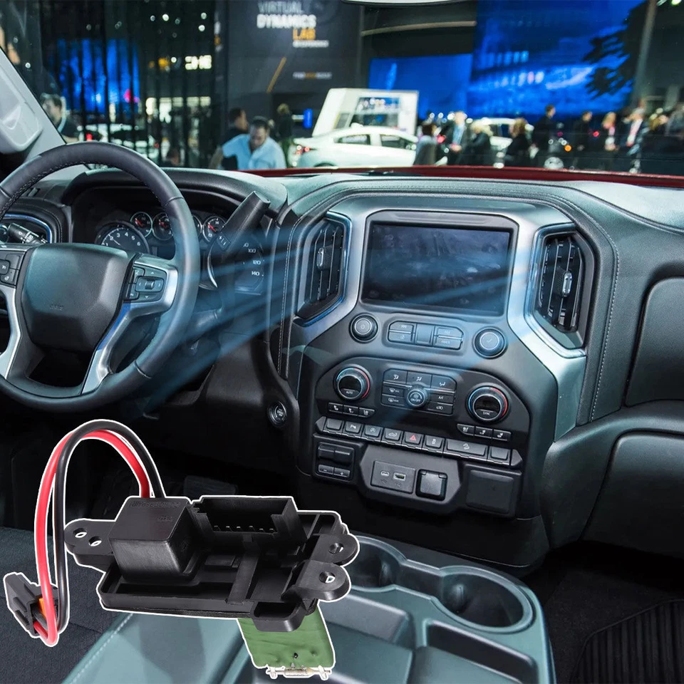 A/C Heater Blower Motor Resistor Fan Speed Control for Chevy Silverado 2500 1500 - Image 2 of 4