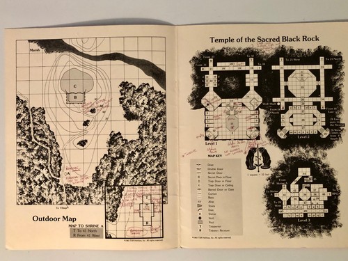 TSR6064 RPGA1 Rahasia Dungeons & Dragons Adventure Module - Picture 6 of 13