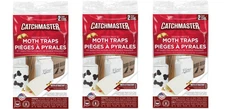 6 Catchmaster Pantry Pest Moth Traps Control Indian Meal Tobacco Mediterranean 