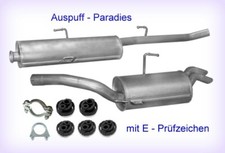 Abgasanlage Auspuff für Citroën Jumpy I 2.0 HDi (94 - 109PS) 06/00 - 06/01 + Kit