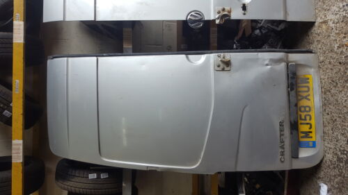 Volkswagen Crafter 2006-2010 Passenger NSR Rear Barn Door Silver Lh7x - Picture 3 of 6