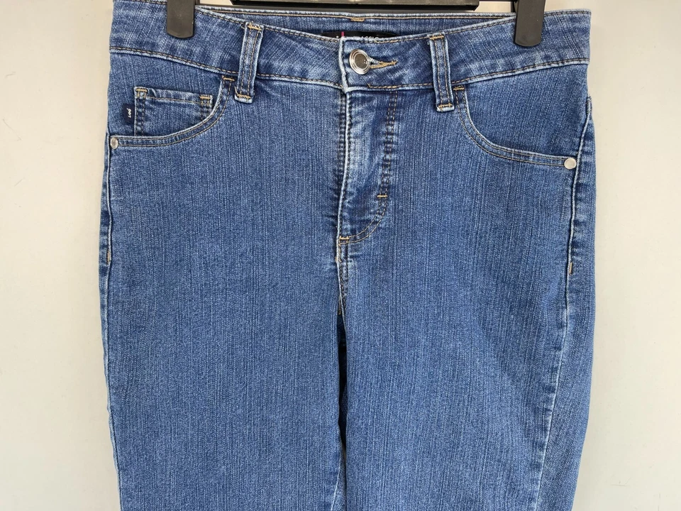 Pantalones capri Lee Classic Fit - Niñas - Denim - Ver medidas para talla (1496) Foto 2 de 4