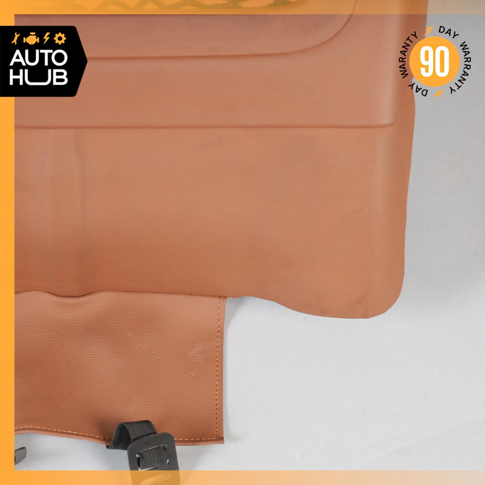 14-17 Maserati Ghibli M157 Front Left Driver Side Seat Back Cover Brown OEM 51k