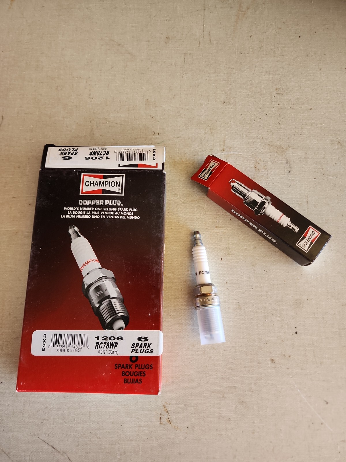 Spark Plug-CNG Champion Spark Plug RC78WP