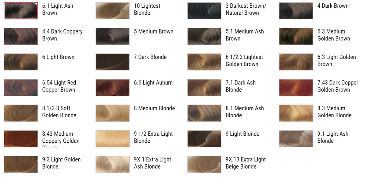 L OREAL Excellence Salon Hair Color Dye Brown Hilights Gray Blonde