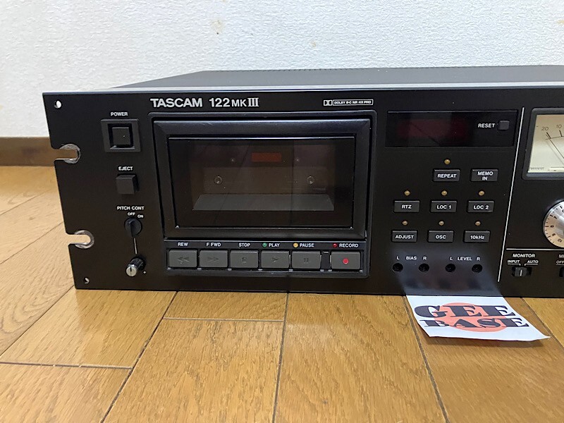 Tascam 122 MKIII 3 Head Professional Cassette Deck Free Tascam 122 MKIII 3 Head Professional Cassette Deck Free