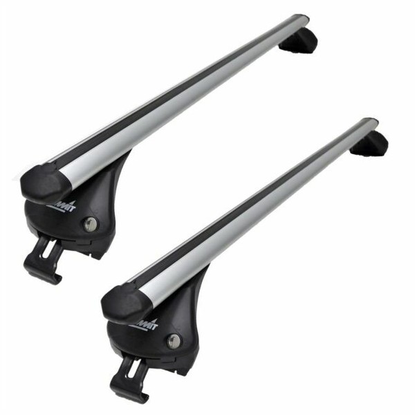 Summit SUP957 Aluminium Car Roof Bars with Integrated Running Rails 2
