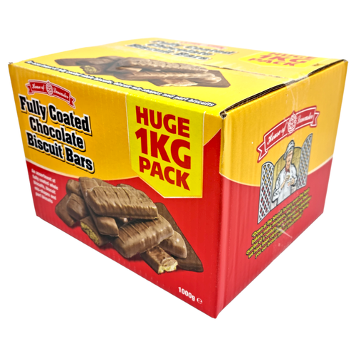Broken Biscuit Fully Coated Chocolate Biscuit Bars 1Kg House of
