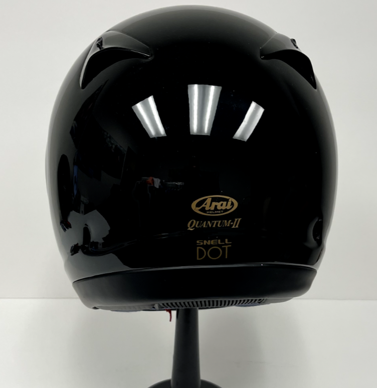 ARAI QUANTUM 2 Motorcycle Helmet Gloss Black Size XS (11/05) | eBay