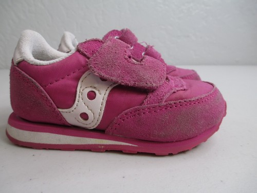 Saucony Baby Jazz Hook & Loop leather Sneaker sz 4.5 baby shoes